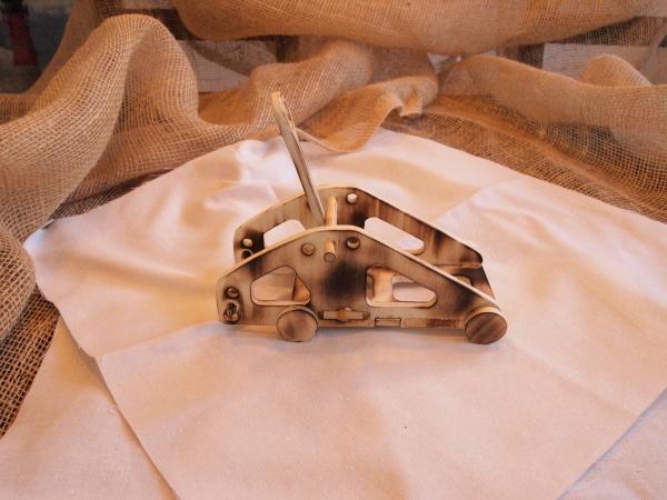 Tisch-Katapult Seitenansicht